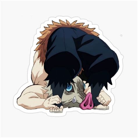 Inosuke Demon Slayer Sticker Sticker By Sadeadart In 2022 Anime Demon