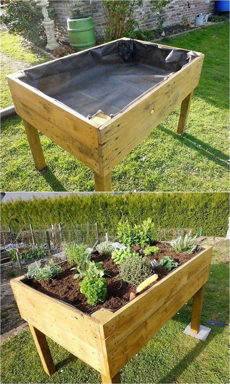 How To Make A Raised Bed Garden Box From Wood Pallets