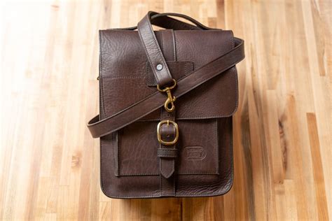 Leather Expedition Bag Naturalists Field Bag Buffalo Billfold Co