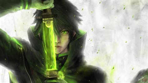 Anime 1920x1080 Green Wallpapers Wallpaper Cave