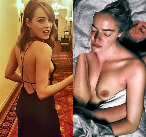 Emma Stone Nude Sexy Collage Photo The Sex Scene