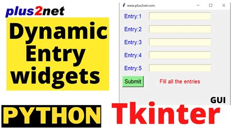 Tkinter Dynamically Creating And Validating Entry And Label Widgets On