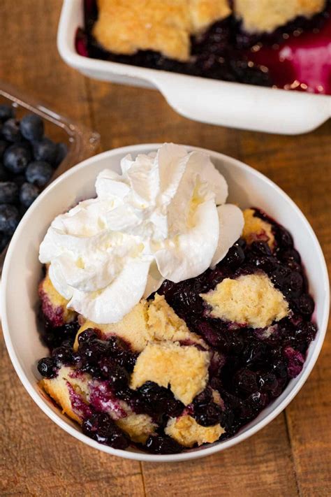 Easy Blueberry Cobbler Recipe W Fresh Or Frozen Berries Dinner