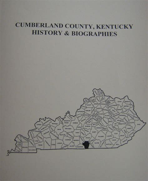 Cumberland County Kentucky History And Biographies Southern Genealogy