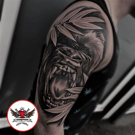 Silverback Gorilla Tattoo