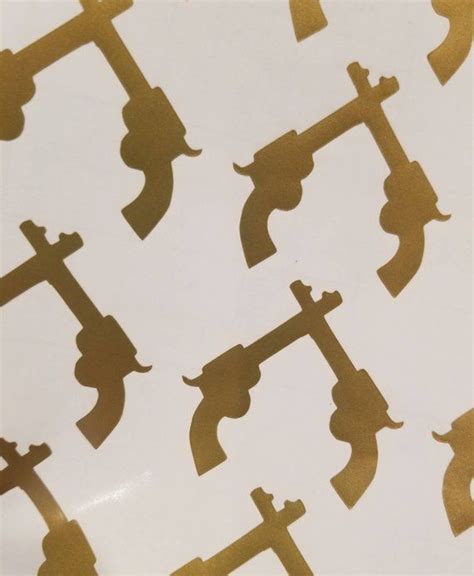 20 Guns Crossed Pistols Vinyl Decal Stickers You Choose Etsy Vinyl