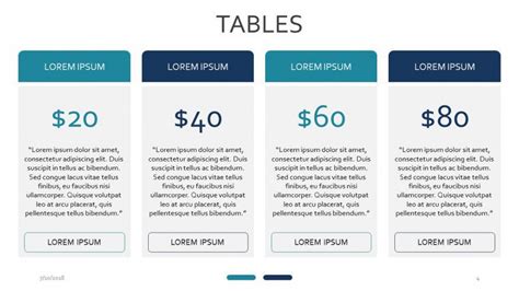 Tables Free Powerpoint Template
