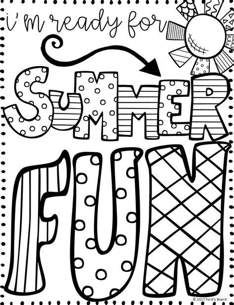 12 Summer Printable Coloring Pages & Books | Mom Life Made Easy