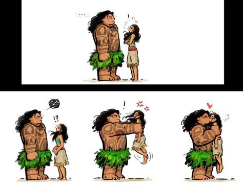 Maui X Moana ~ Smooch By Skydrathik On Deviantart In 2023 Disney Cartoons Disney Moana