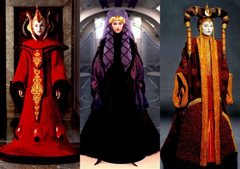 Queen Amidalas Red Invasion Gown Return To Naboo And Senate Gown