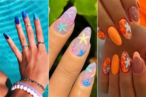 15 Cute Beach Vacation Nails For Warm Weather Inspiration