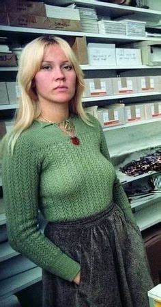 Vintage Everyday Sexy Pictures Of ABBAs Agnetha Faltskog Posed For Swedens POSTER Magazine In