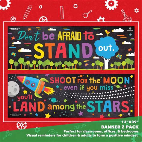 Buy Sproutbrite Classroom Banner And Posters For Decorations