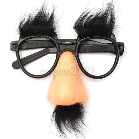 Vector illustration isolated on white background. Cosplay Disguise Moustache Glasses Halloween Party Fancy ...