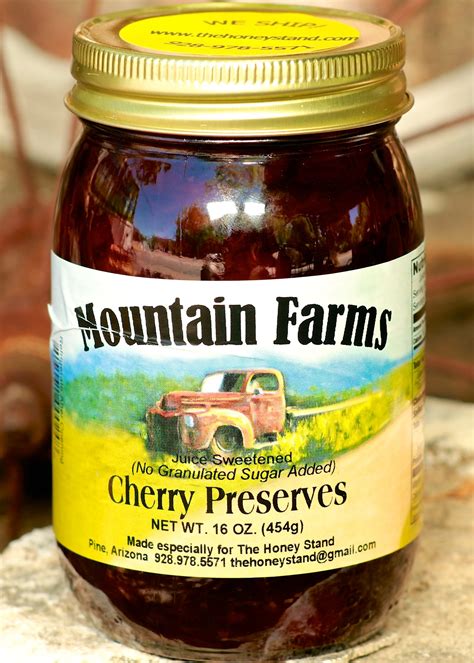 Cherry Preserves Sugar Free The Honey Stand