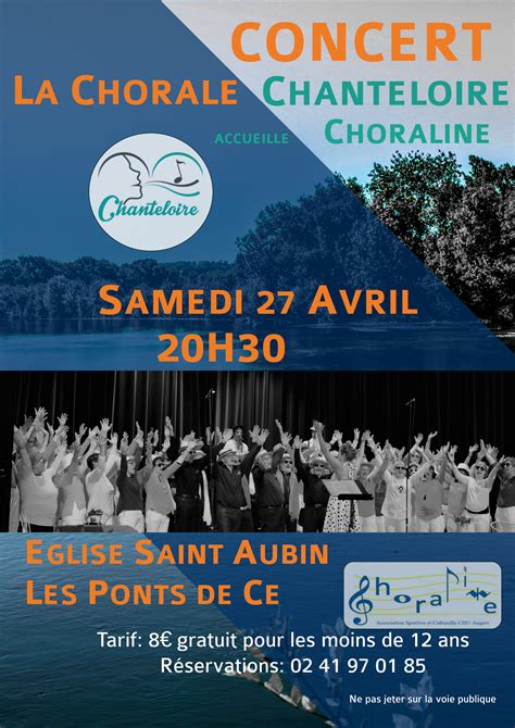 Affiche Concert Chorale Jpeg 27 Avril 2019 210 Sur 297 A4 Ville Des
