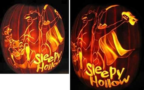 Pumpkinking77 Sleepy Hollow Sleepy Hollow Art Decor Pumpkin Carving