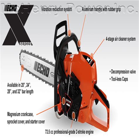 Echo Chain Saw Cs 7310p With 24 Bar And Chain Mchenry Power