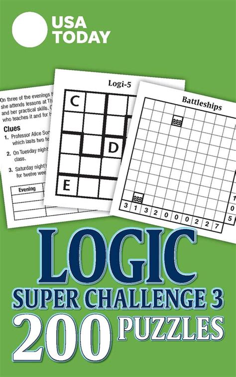 Usa Today Logic Super Challenge 3 Book By Usa Today Official