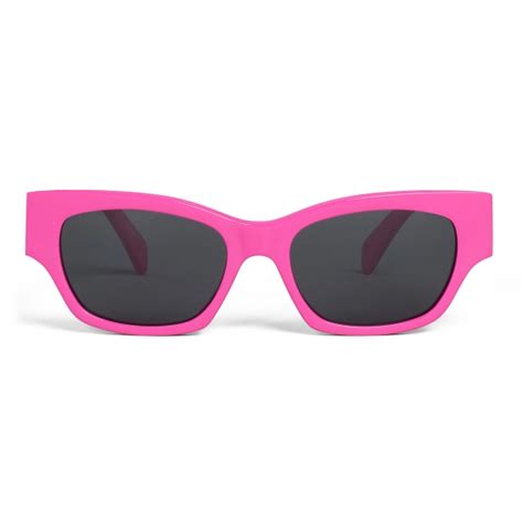 Céline Celine Monochroms 01 Sunglasses In Acetate Flash Pink Sunglasses Céline Eyewear