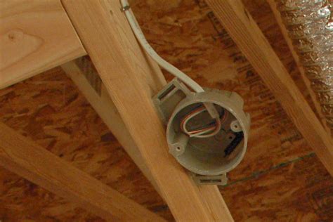 Ceiling Light Fixture Junction Boxes How To Center An Off Center