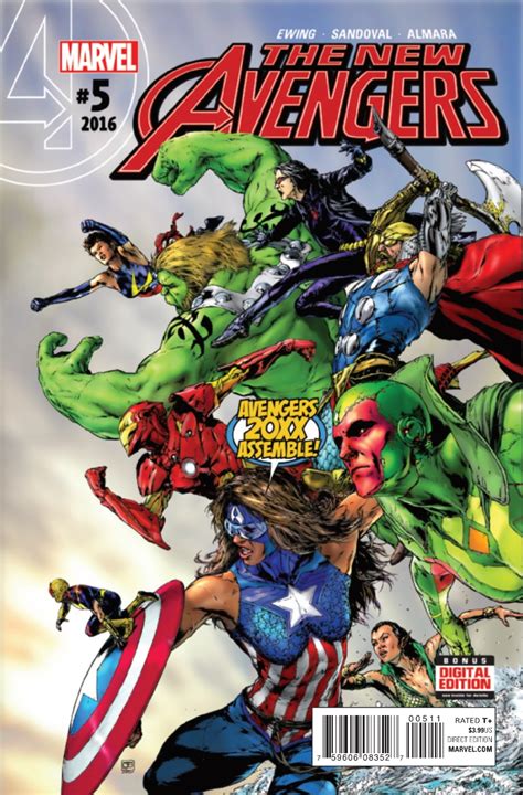 New Avengers Vol 4 5 Marvel Database Fandom Powered By Wikia
