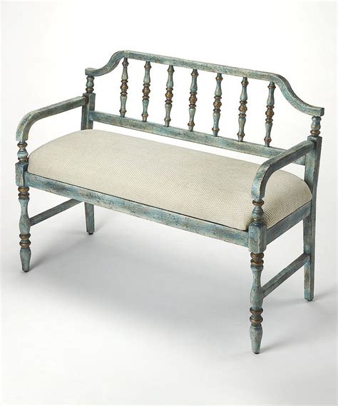 Take A Look At This Blue Distressed Bench Today Distressed Bench