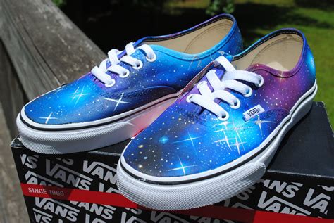 Custom Galaxy Vans Inspired By Real Telescope Images Made To Order