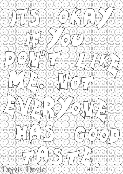 I Like Me Mirror Template Sketch Coloring Page