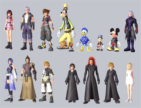 Kingdom Hearts Iii Characters Part 1 By Sluggunner007 On Deviantart