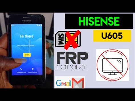 Hisense U Frp Bypass All HISENSE Android Google Account BYPASS Without Pc YouTube