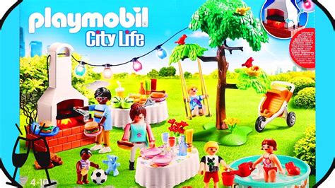 Keine rückgabe und keine garantie. PLAYMOBIL ☼ Garden Party Barbecue City Life 9272 Toys For ...