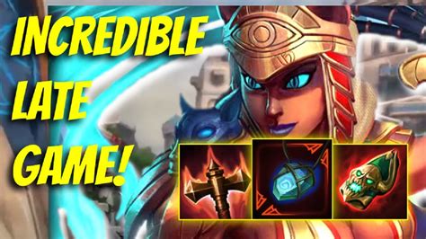 Bastet Solo Has An Incredible Late Game Bastet Solo Smite Conquest Gameplay Youtube