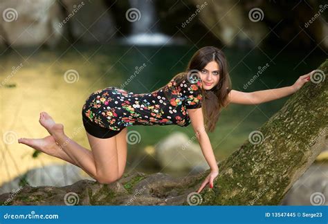 Portrait Of The Girl Stock Image Image Of Sensuality