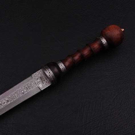 Damascus Roman Gladius Sword 9244 Black Forge Knives Touch Of Modern