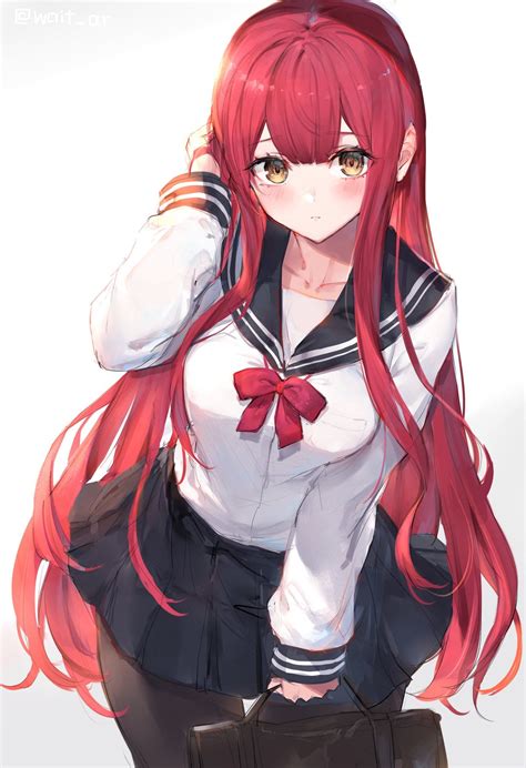 Scary Anime Girl Red Hair