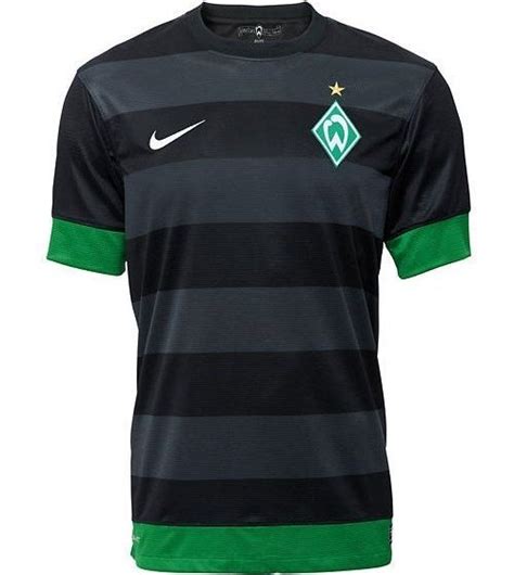 Werder bremen 2014/2015 home football shirt jersey trikot kit nike size (s). Nike New Black Werder Bremen Away Jersey 2012-13 ...
