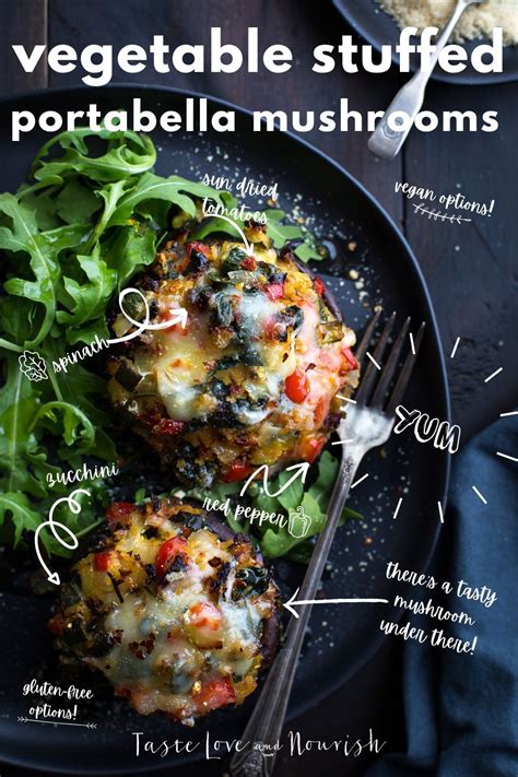 These Vegetable Stuffed Portabella Mushrooms Are Incredibly Delicious