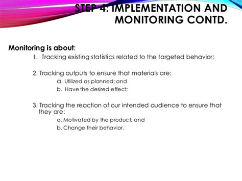 Steps Of Developing Behavior Change Communication Bcc V