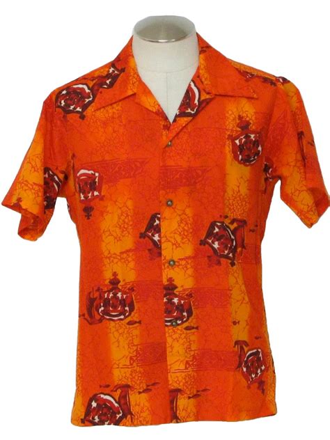 Vintage Paradise Hawaii 70's Hawaiian Shirt: 70s -Paradise Hawaii- Mens