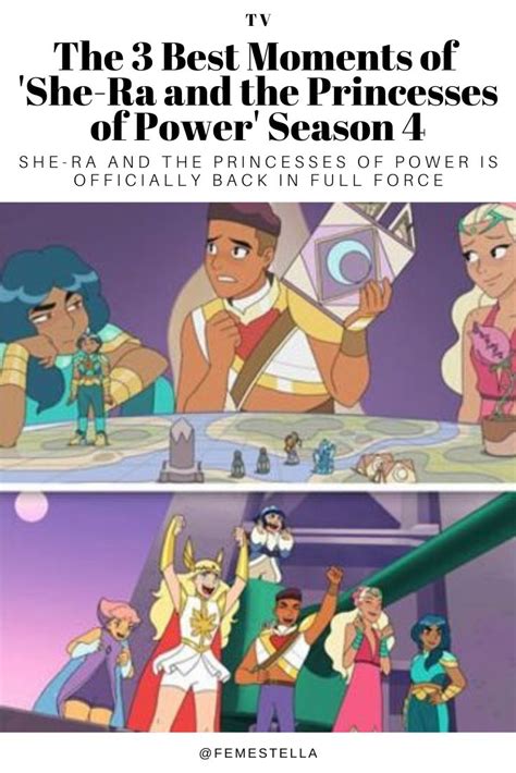 The 3 Best Moments Of She Ra And The Princesses Of Power Season 4 Femestella Power Season