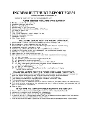 Butthurt Report Form Printable 2020 2024 Fill And Sign Printable