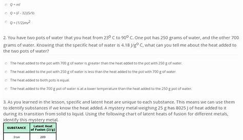 50 Calculating Specific Heat Worksheet | Chessmuseum Template Library