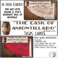 We did not find results for: Task Cards - "The Cask of Amontillado" | Task cards, Reading task cards, The cask of amontillado