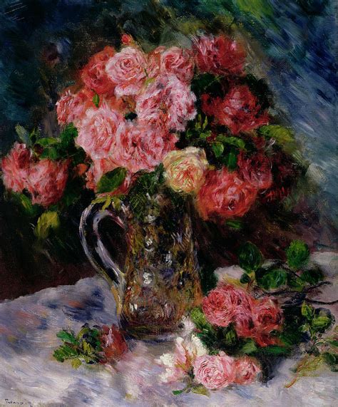 Roses By Pierre Auguste Renoir