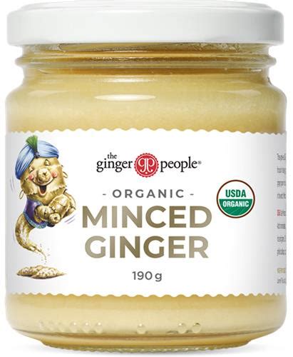 The Ginger People Organic Minced Ginger 190g Kiah Organic