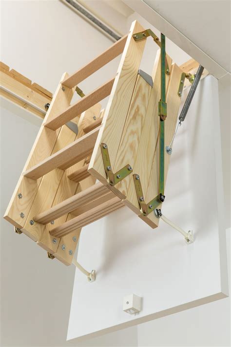 Dolle Clickfix Mini Timber Folding Loft Ladder 925 X 600mm Loft