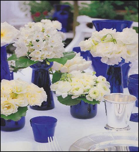 Related Image Blue Wedding Centerpieces Cobalt Blue Weddings Blue And White