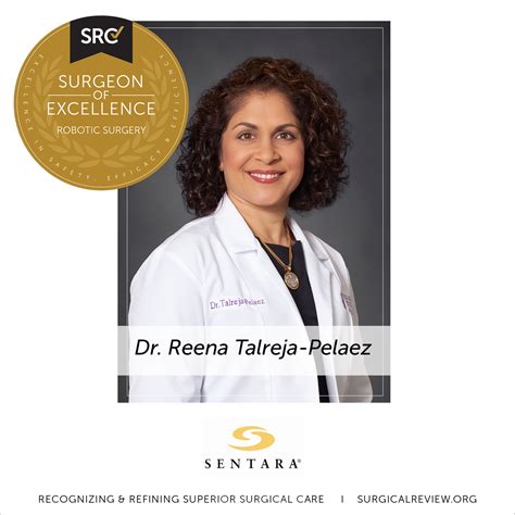 DR. REENA TALREJA-PELAEZ - SRC - Surgical Review Corporation