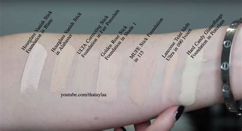 Foundations For Pale Skin With Swatches Hourglass Vanish Stick